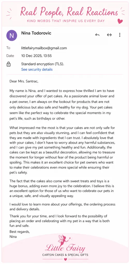 Message from Nina Todorovic