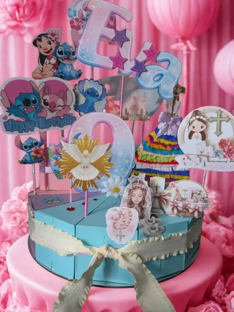 Little Fairy carton celebration cake 17