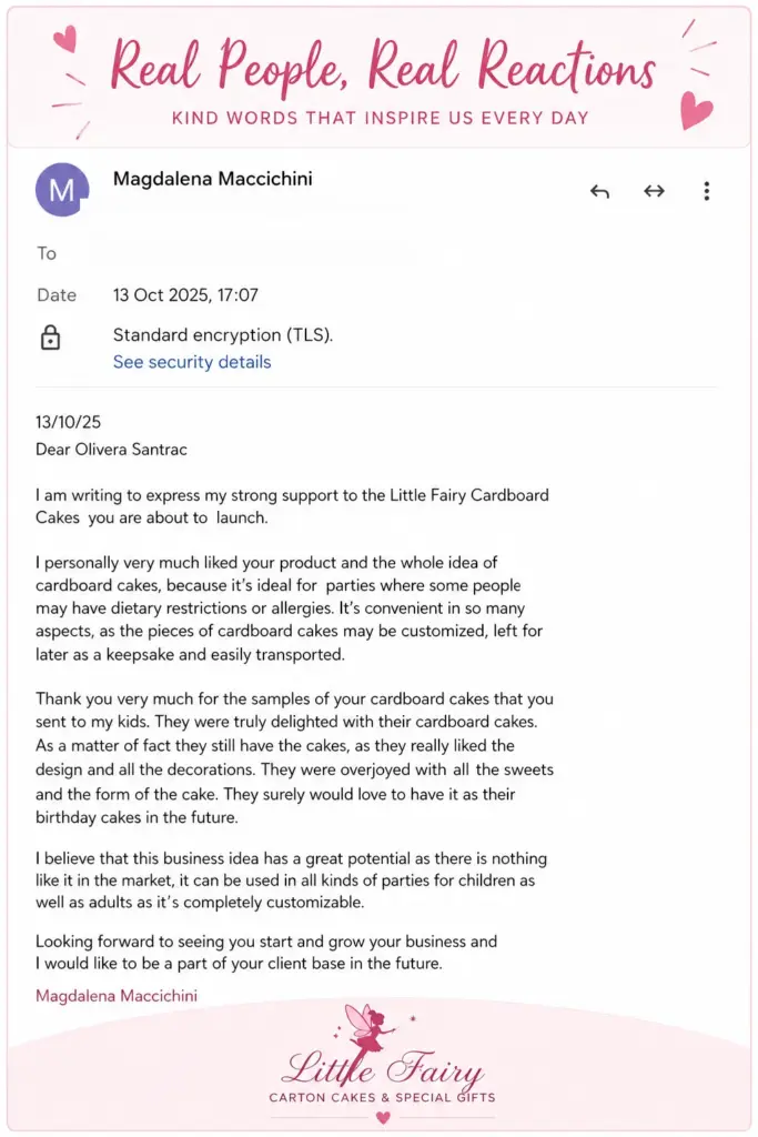 Message from Magdalena Maccichini
